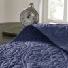 Reversible Bedspread Set Navy Full
