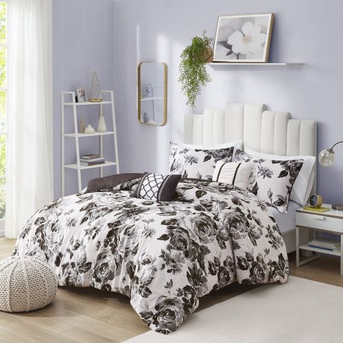 Floral Print Duvet Cover Set