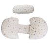 Pregnancy Pillows Adjustable Support Maternity Pillow Soft Side Sleeper Pregnancy Pillows Wedge Pillow with Detachable Pillow Cover