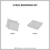 3 Piece Velvet Quilt Set