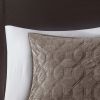 3 Piece Velvet Quilt Set
