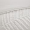 3 Piece Tufted Cotton Chenille Palm Comforter Set